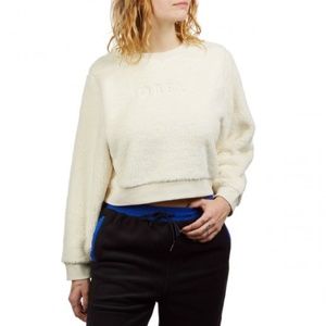 NWT OBEY Miley Crew Sherpa Sweatshirt in Bone